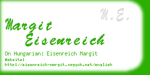 margit eisenreich business card